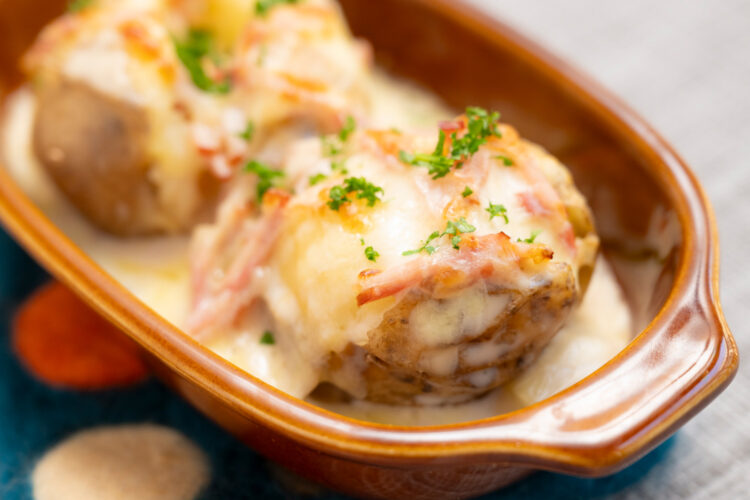 ベーコンチーズポテトグラタン